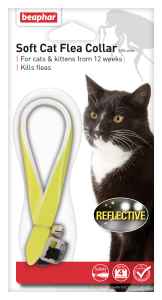 Beaphar Soft Cat Flea Collar – Reflective Yellow
