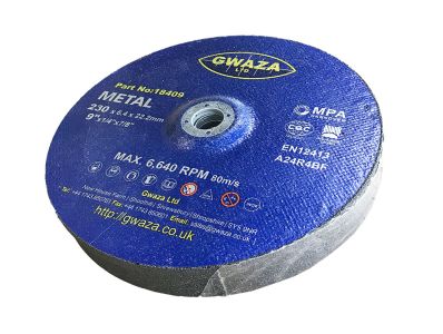 Disc Grinding Metal 230x6.4x22.2mm (9")