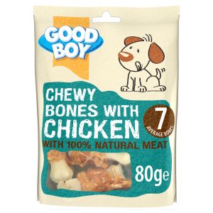 GBoy Pawsley Chewy Bones Chicken 80G