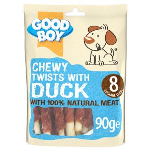 GBoy Pawsley Chewy Twists Duck 90G
