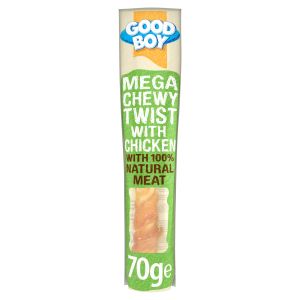 GBoy Paws Mega Chewy Twist Chicken 70G