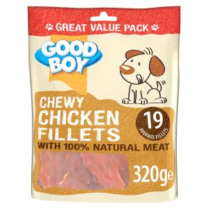 GBoy Pawsley Chewy Chicken Fillets 320G