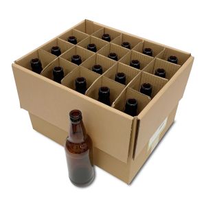 Amber 500ml Crown Cap bottles (20)