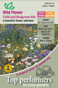Wild Flower Field & Hedgerow Mix (2 Sqm)