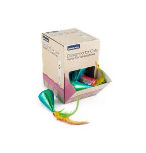 Coloured Party Hats in Display Box 24pcs