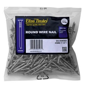 40mm Galv Round Wire Nail 500G/Pk