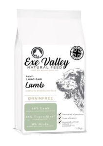 Exe Valley Grain Free Adult Lamb 1.8kg                      