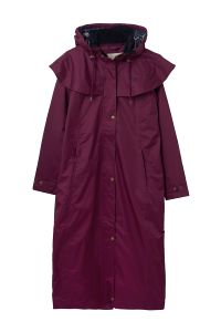 Outback Ladies Waterproof Coat Plum UK18, US14, EU46                      