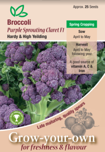 Broccoli Purple Sprouting Claret F1                