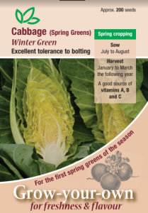 Cabbage (Spring Greens) Winter Green 