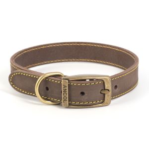 Timberwolf Leather Collar Sable 35-43cm Size 4