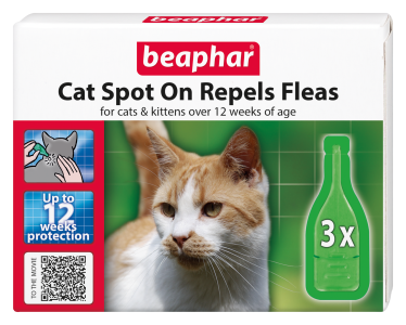 Beaphar Cat Spot On Repels Fleas
