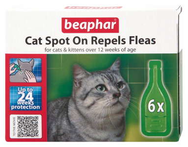 Beaphar Cat Spot On Repels Fleas