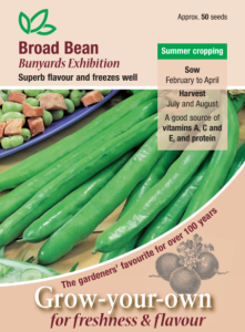 Broad Bean Bunyards Exhibition