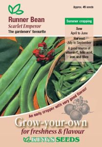 Runner Bean Scarlet Emperor 