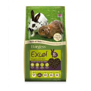 Burgess Excel Adult Rabbit Nuggets with Mint