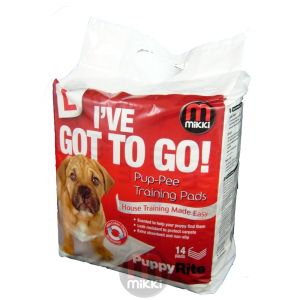 Mikki Pup-pee Pads 14 Pack