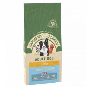James Wellbeloved Lamb & Rice Kibble Light 12.5kg