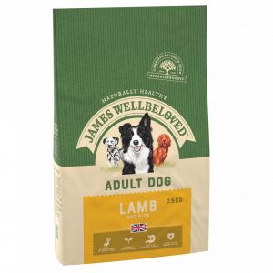 James Wellbeloved Lamb & Rice Kibble Adult Maintenance 7.5kg