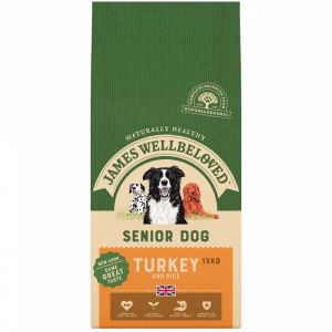 James Wellbeloved Turkey & Rice Kibble Senior 15kg