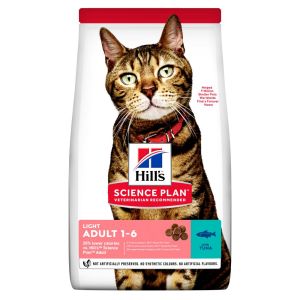 Hill's Science Plan Adult Light Dry Cat Food Tuna Flavour 