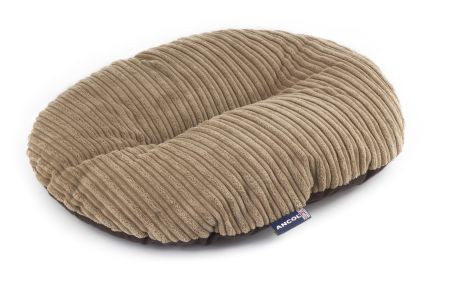 Faux Suede & Cord Cushion 90x60cm