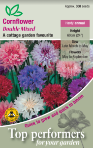 Cornflower Double Mixed 