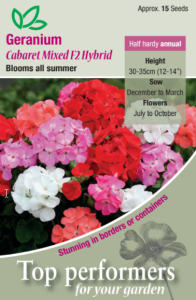 Geranium Cabaret Mixed F2                          
