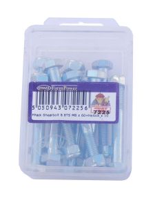  Fpack Shearbolt 8.8TS M8 x 60 Nyloc nut (10)