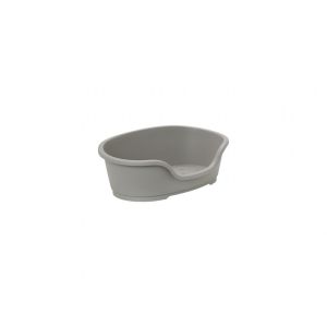Do Not Disturb Plastic Dog Bed No2 Warm Grey
