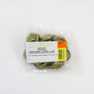 Crown Caps (Gold) 40 pack