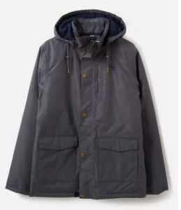 Logan Mens Coat Charcoal XL                              